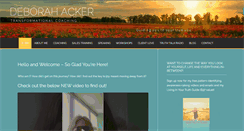 Desktop Screenshot of deborahacker.com